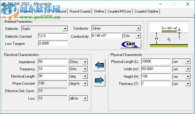 TXLINE(PCB特性阻抗計(jì)算) 2003 綠色版