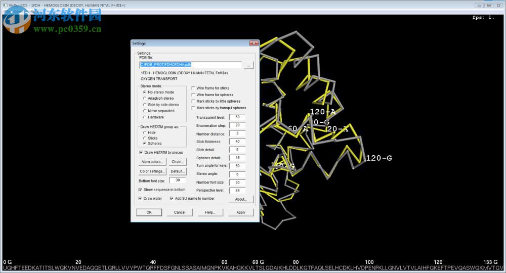 VisProt3DS(化學(xué)結(jié)構(gòu)圖查看工具) 3.02 官方版