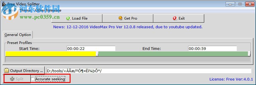 Free Video Splitter(視頻分割助手) 4.0.1 官方版