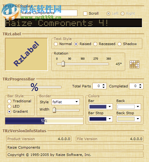 Raize Components(Delphi控件組) 6.1.1 破解版