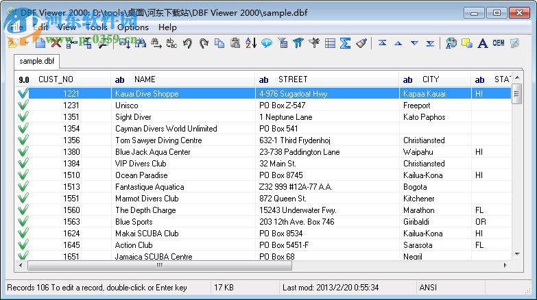 dbf viewer 2000下載(DBF查看編輯器) 破解中文版