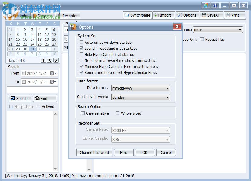 HyperCalendar(全功能個(gè)人信息管理器) 3.33 官方版