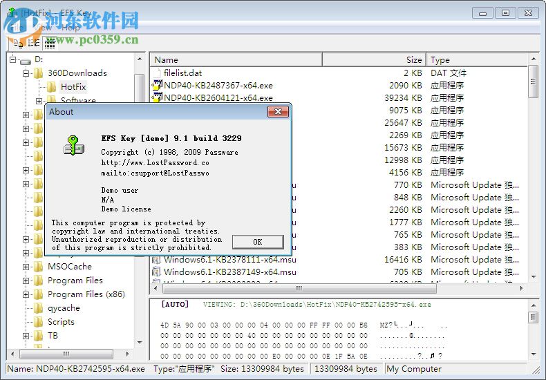 EFS Key下載(EFS密鑰恢復(fù)工具) 9.1 免費(fèi)版