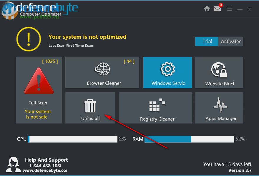 Defencebyte(計(jì)算機(jī)性能優(yōu)化工具) 3.7 免費(fèi)版