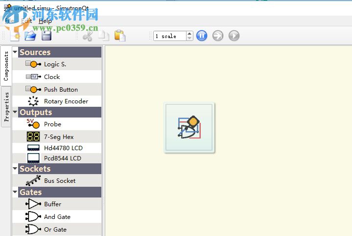 SimutronQt(電路模擬器) 1.0.1 綠色版