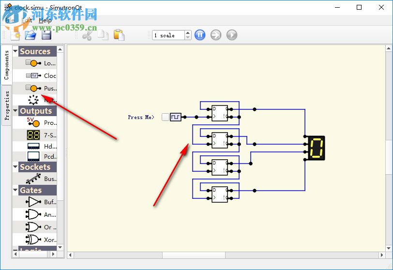 SimutronQt(電路模擬器) 1.0.1 綠色版