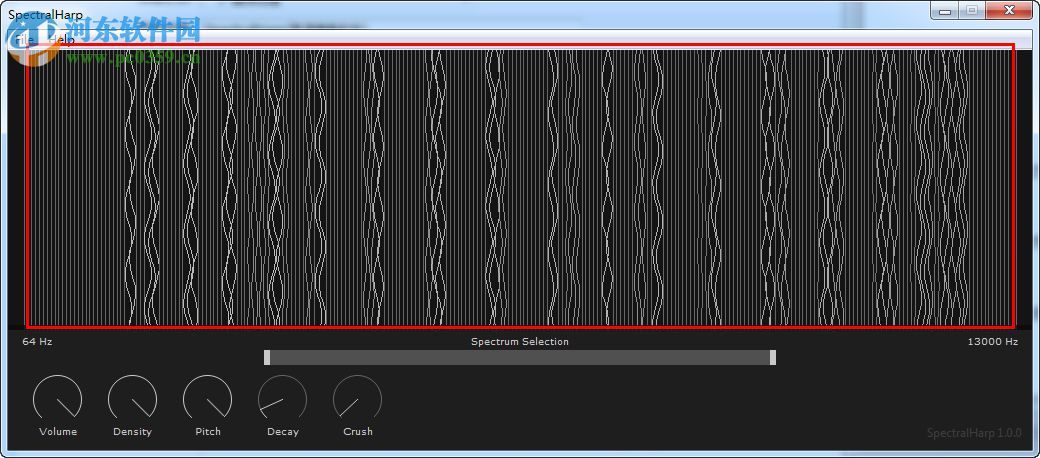 SpectralHarp(聲譜彈奏軟件) 1.0.0 綠色版