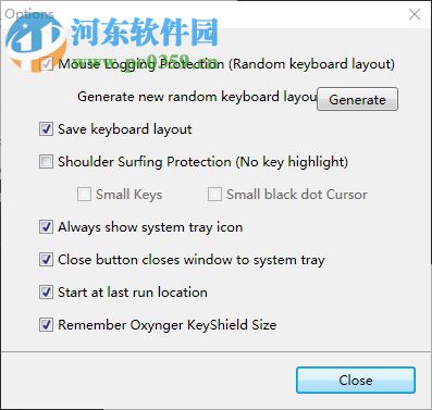 Oxynger KeyShield(安全軟鍵盤) 1.1.0 官方版