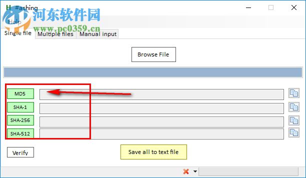 Hashing(加密哈希生成程序) 1.5 免費版