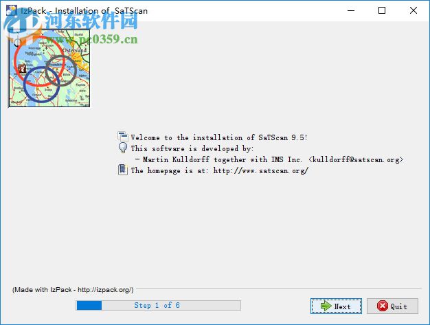 SaTScan(空間數(shù)據(jù)處理軟件) 9.5 官方版