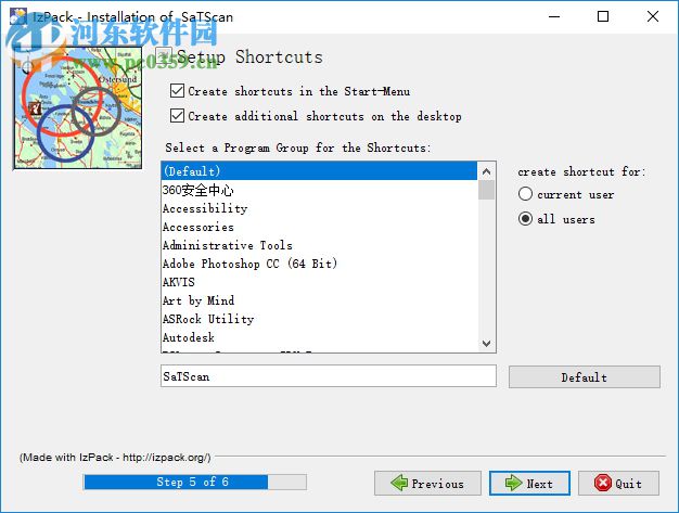 SaTScan(空間數(shù)據(jù)處理軟件) 9.5 官方版