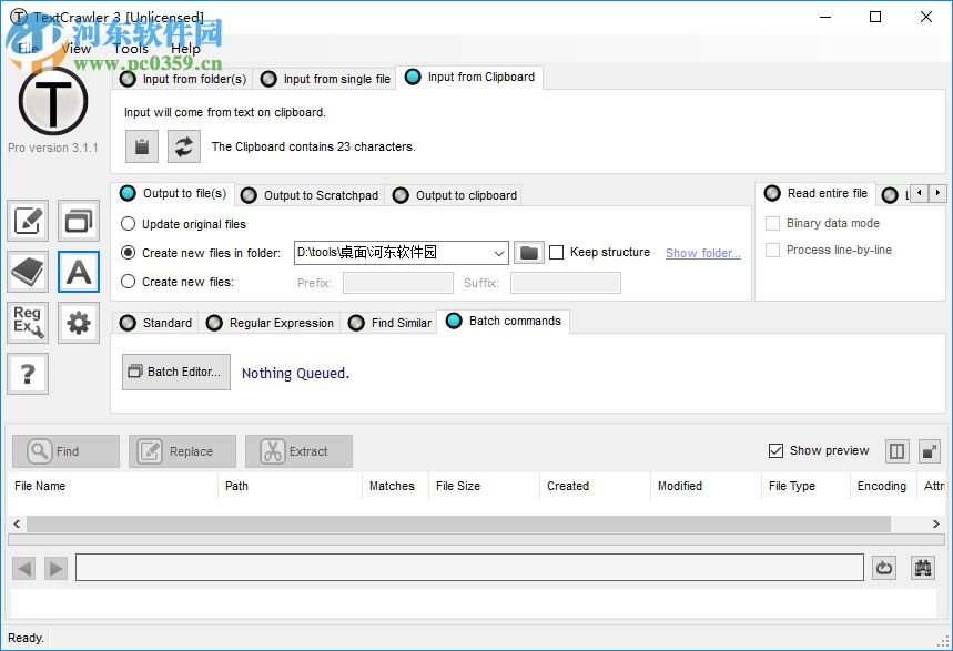 TextCrawler Pro(文件搜索替換工具) 3.1.1 官方版