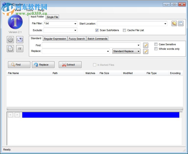 TextCrawler下載(文件搜索替換工具) 3.0.5 官方漢化版