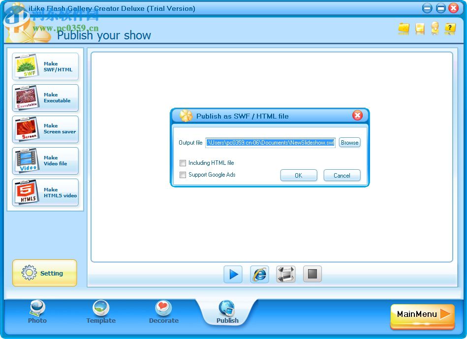 iLike Flash Gallery Creator Deluxe(幻燈片制作軟件) 4.2.0 官方版
