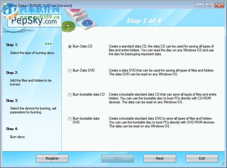 Pepsky Free CD Maker(音樂CD制作工具) 5.5 官方版