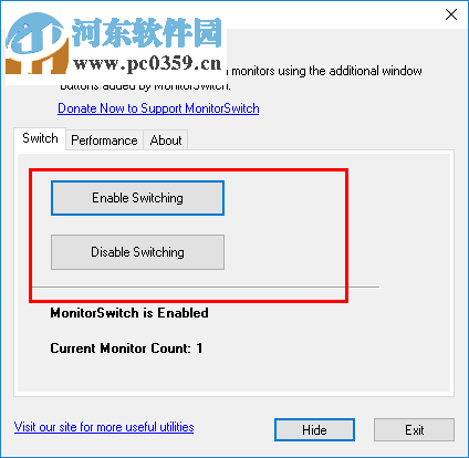 MonitorSwitch(多顯示器切換軟件) 1.0.7 官方版