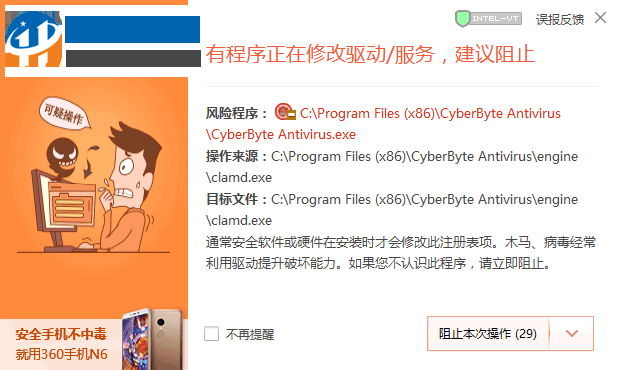 CyberByte Antivirus(惡意軟件刪除工具) 1.0.0.0 官方版