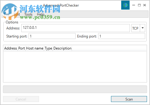 Advanced PortChecker(TCP和UDP端口掃描工具) 1.0 免費版