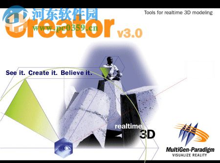 MultiGen Creator(三維視景建模仿真工具) 3.0.1 免費版