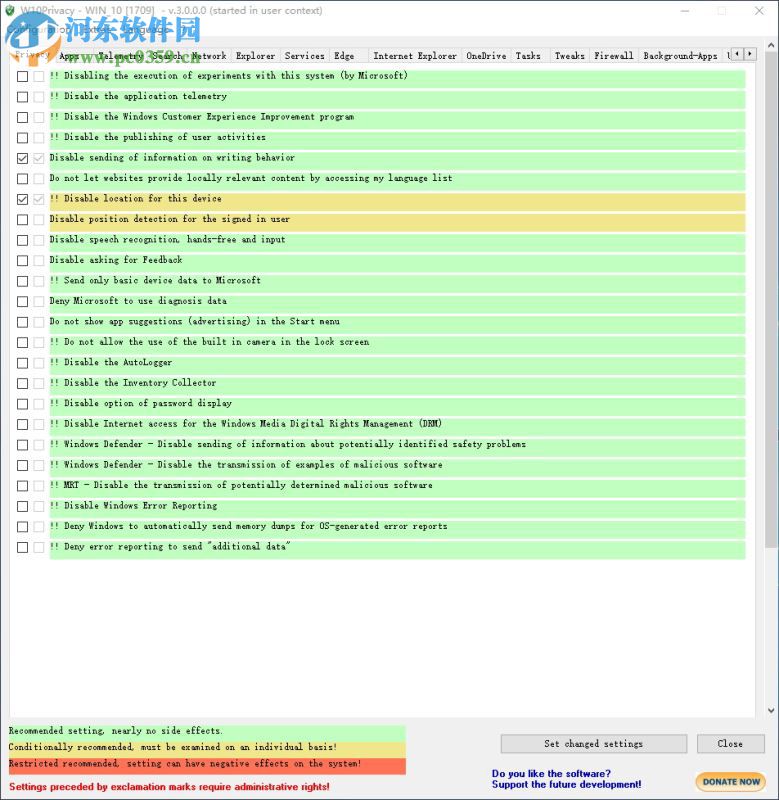 W10Privacy(Win10隱私刪除工具) 3.3.0.1 免費(fèi)版