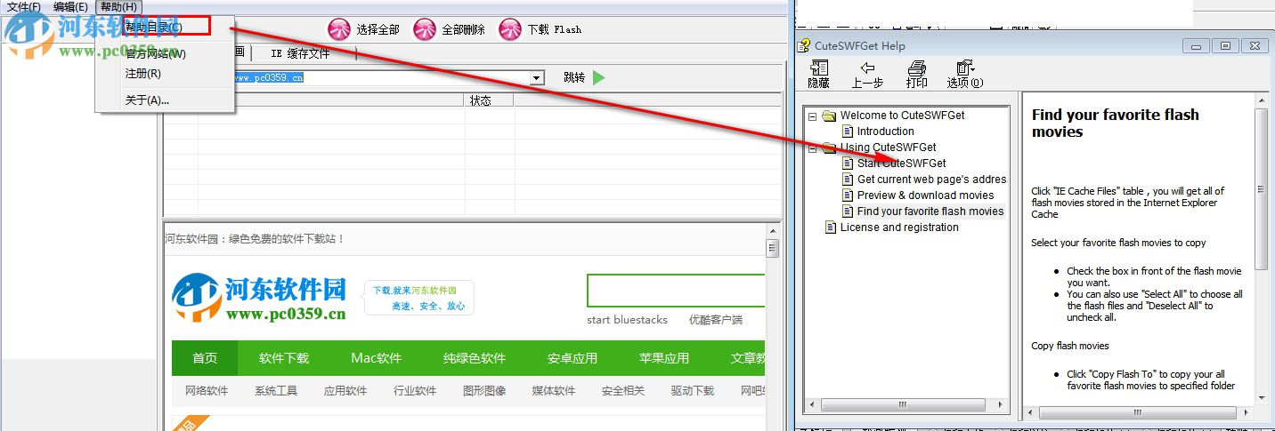 CuteSWFGet中文版下載(網(wǎng)站SWF文件下載工具) 1.0 綠色破解版