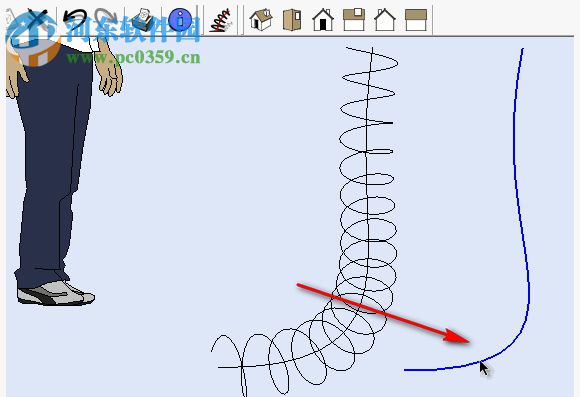 Helix along curve(SketchUp曲線螺旋插件) 0.9.0 最新免費(fèi)版