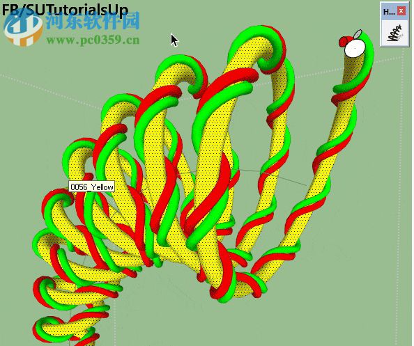 Helix along curve(SketchUp曲線螺旋插件) 0.9.0 最新免費(fèi)版