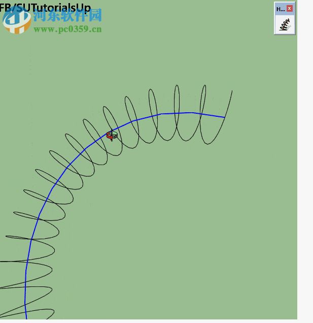 Helix along curve(SketchUp曲線螺旋插件) 0.9.0 最新免費(fèi)版