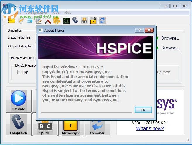 Synopsys hspice 2016下載 2016.06 SP1 含安裝教程