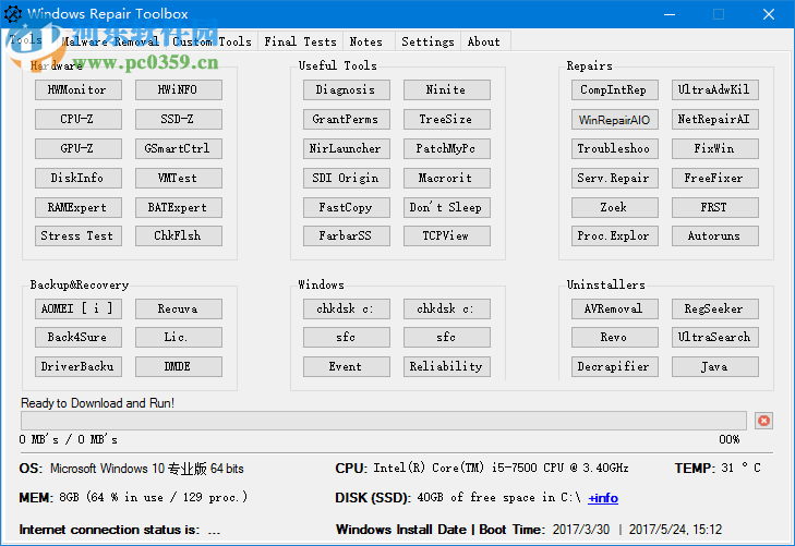 Windows Repair Toolbox(Windows修復(fù)工具箱) 3.0.0.7 最新免費(fèi)版