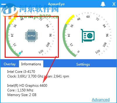 AgaueEye(Windows硬件監(jiān)視器) 0.48 官方版