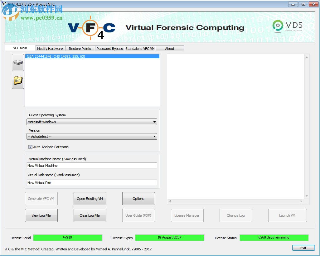 Virtual Forensic Computing 4.17.8.25 破解版