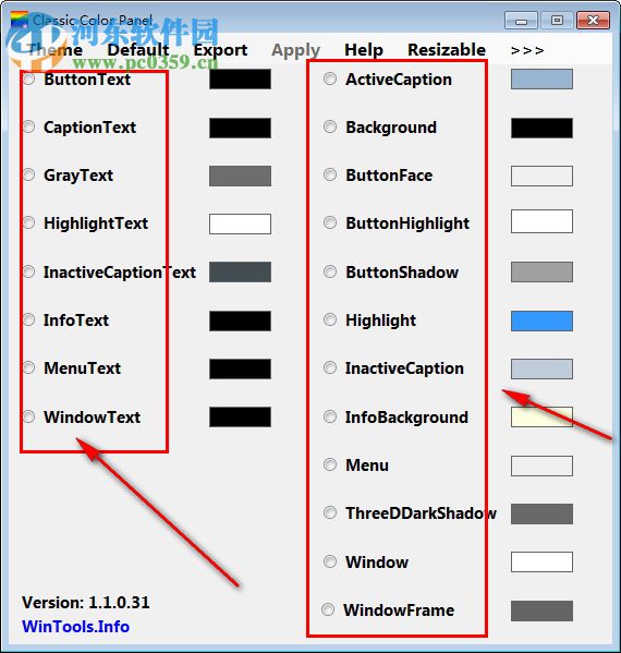 Classic Color Panel(系統(tǒng)窗口顏色修改工具) 1.10 免費(fèi)版