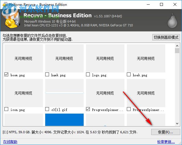 Recuva Business Edition(硬盤數(shù)據(jù)恢復(fù)軟件) 1.53.1087 中文綠色版