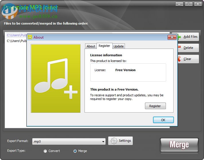 Freemore MP3 Joiner(MP3合并工具) 10.8.1 官方版