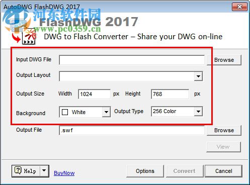 AutoDWG FlashDWG(DWG轉(zhuǎn)Flash工具) 2.6 官方版