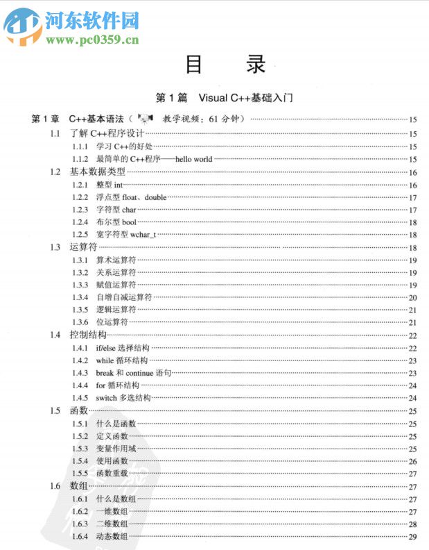 從零開(kāi)始學(xué)visual c++(劉雪潔，劉永純等著) pdf掃描中文版