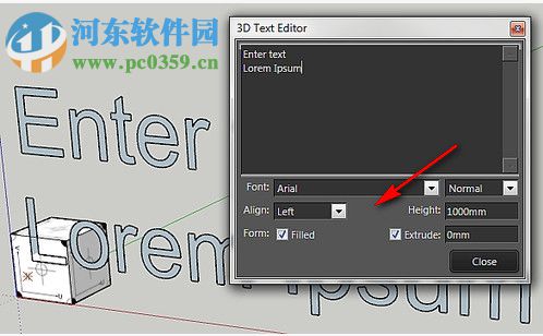 3D Text Editor下載(SketchUp3D文本編輯器) 1.2.0 漢化版