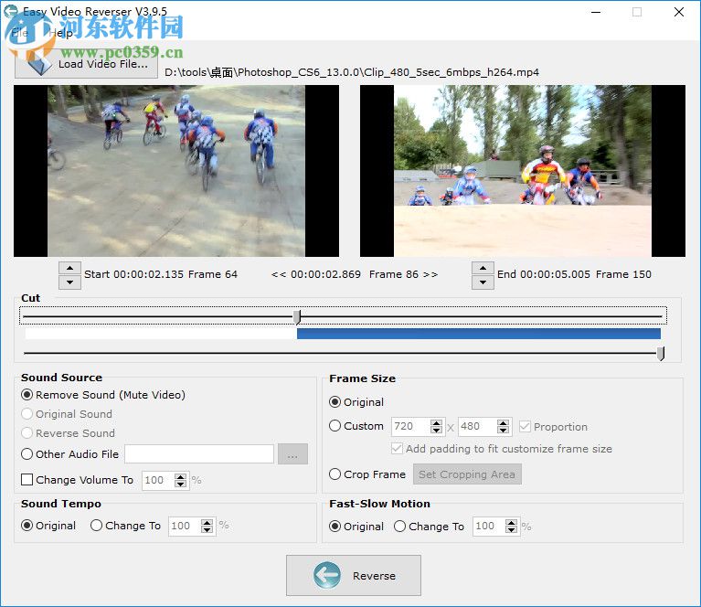 Easy Video Reverser(視頻倒放軟件) 3.9.5 官方版