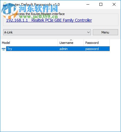 Router Default Password(路由器密碼復(fù)位軟件) 1.0 綠色版