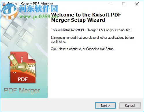 免費(fèi)PDF合并軟件(Kvisoft PDF Merger) 1.5.1 免費(fèi)版