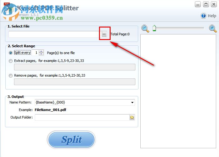 Kvisoft PDF Splitter(PDF分割工具) 1.5.1 官方版