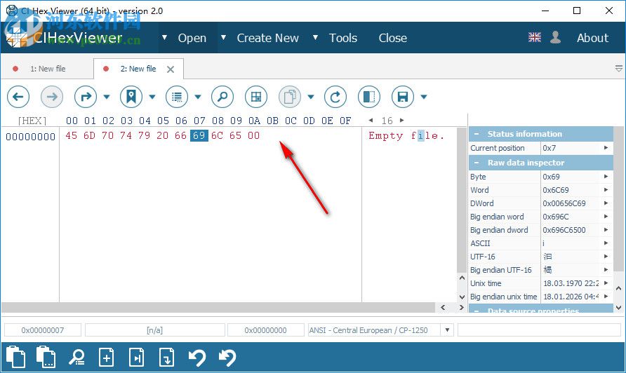 CI Hex Viewer(二進(jìn)制數(shù)據(jù)編輯器) 2.0 官方版