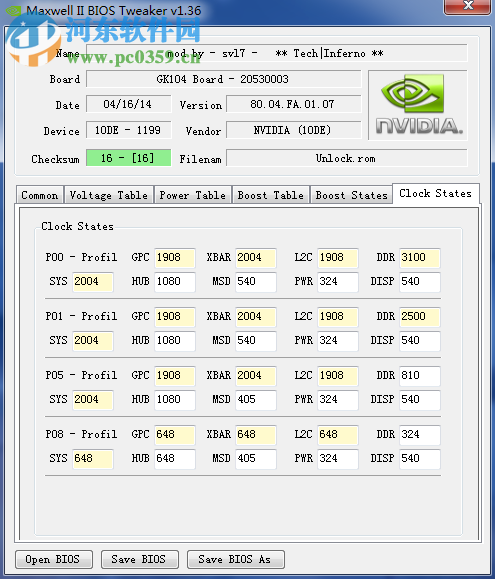 Kepler BIOS Tweaker(顯卡性能優(yōu)化軟件) 1.27 綠色版