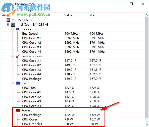 CPU溫度檢測工具(CPU Thermometerl) 1.3 綠色版