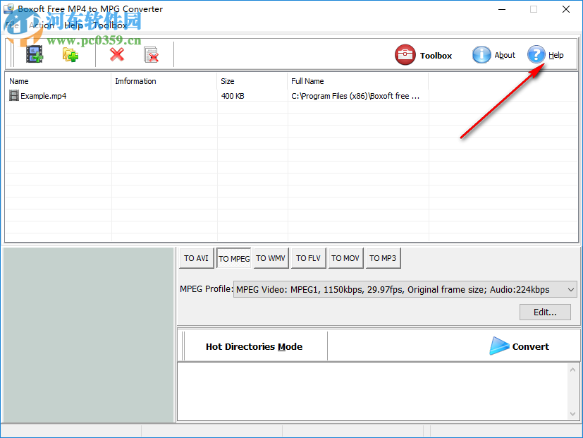 Boxoft Free MP4 to MPG Converter(MP4轉(zhuǎn)MPG工具) 1.0 官方版