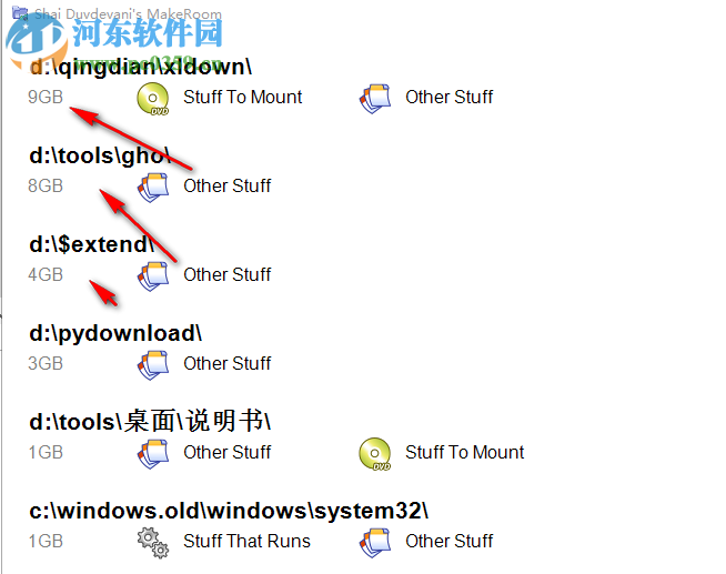 MakeRoom(硬盤空間分析工具) 1.0 免費(fèi)版