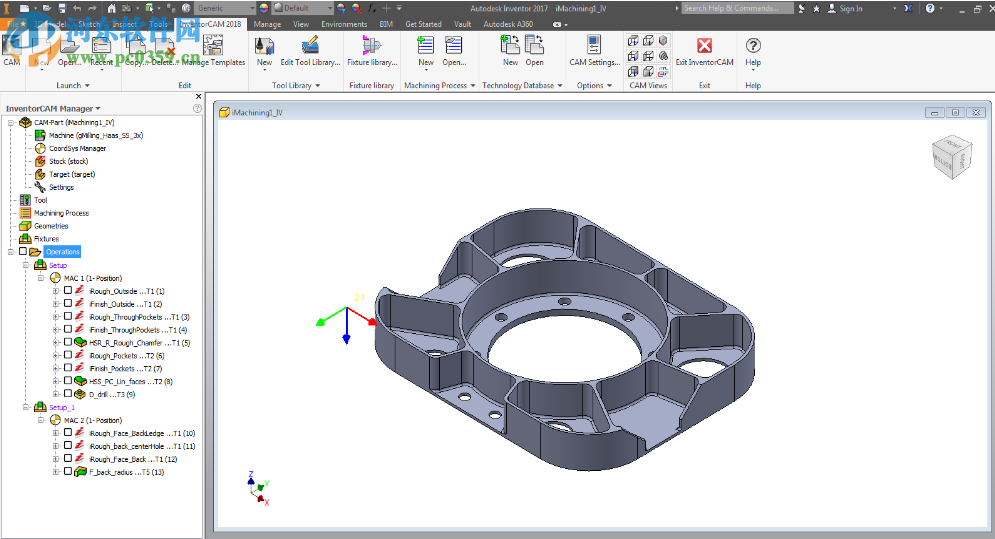 InventorCAM 2018 SP1 for Autodesk Inventor 64位中文破解版