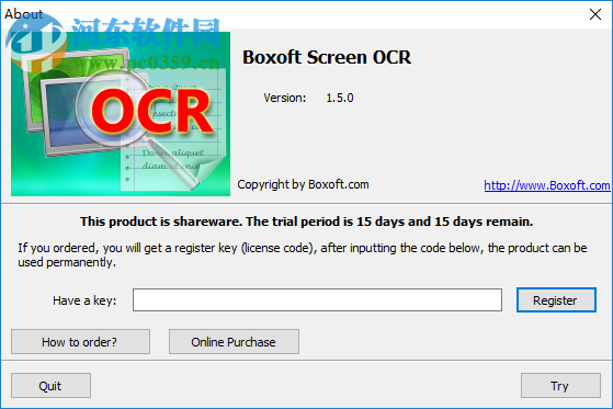 Boxoft Screen OCR(屏幕OCR軟件) 1.5.0 官方版