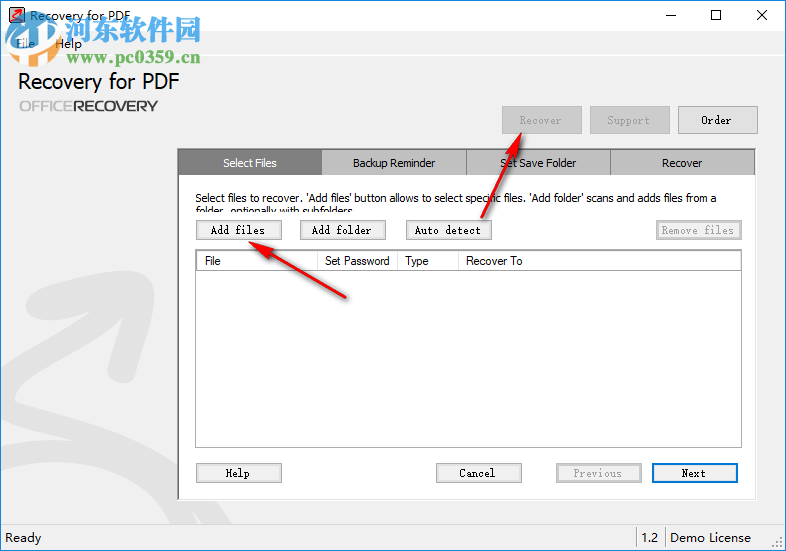 Recovery for PDF(pdf文件修復(fù)工具) 1.2.22190 官方版